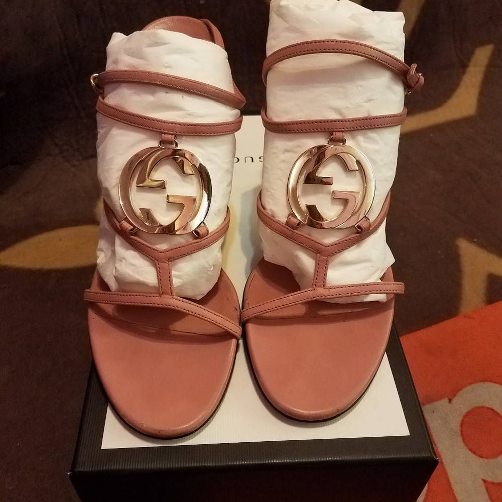 Gucci GG logo heels